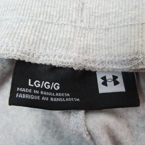 Under Armour Women's  Pull On Rival Fleece Jogger Sweatpants Size L Light Gray - Picture 7 of 9